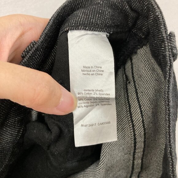 WeWoreWhat Black Side Slit High Rise Skinny Jeans size 26 - Picture 3 of 12